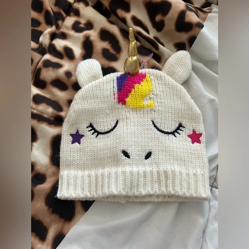Toddler girls set of 4 winter hats variety
